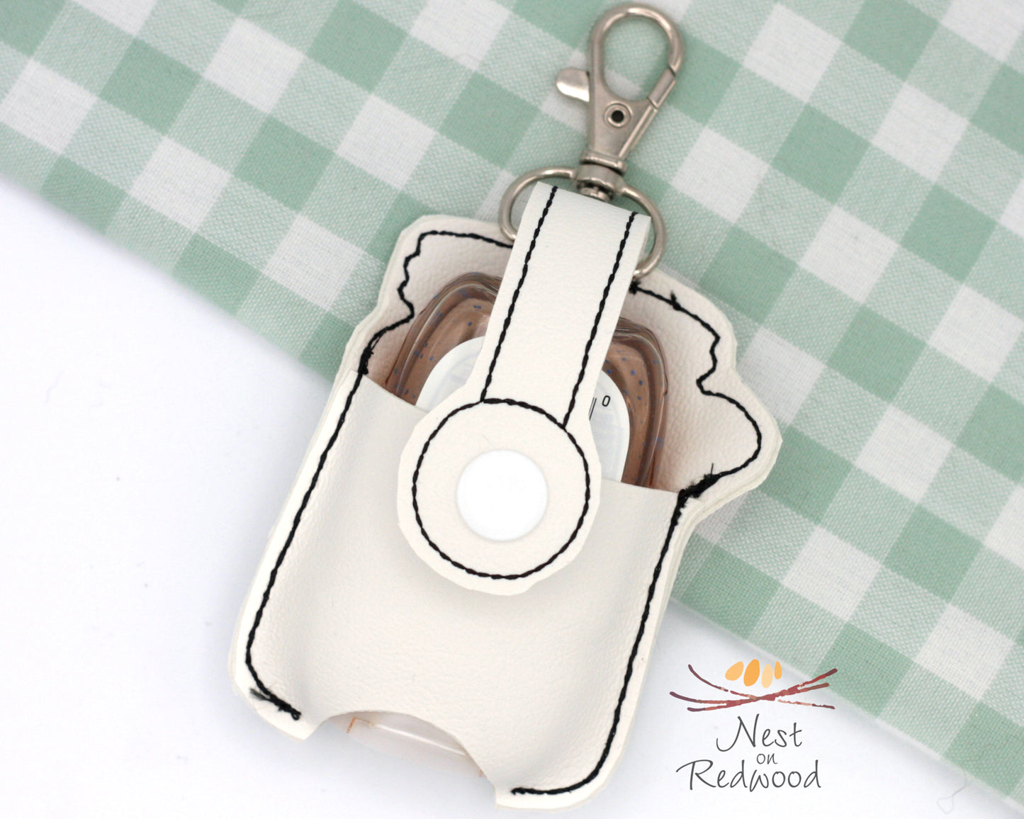 Mason Jar Hand Sanitizer Holder, Fire flies Sanitizer Holder