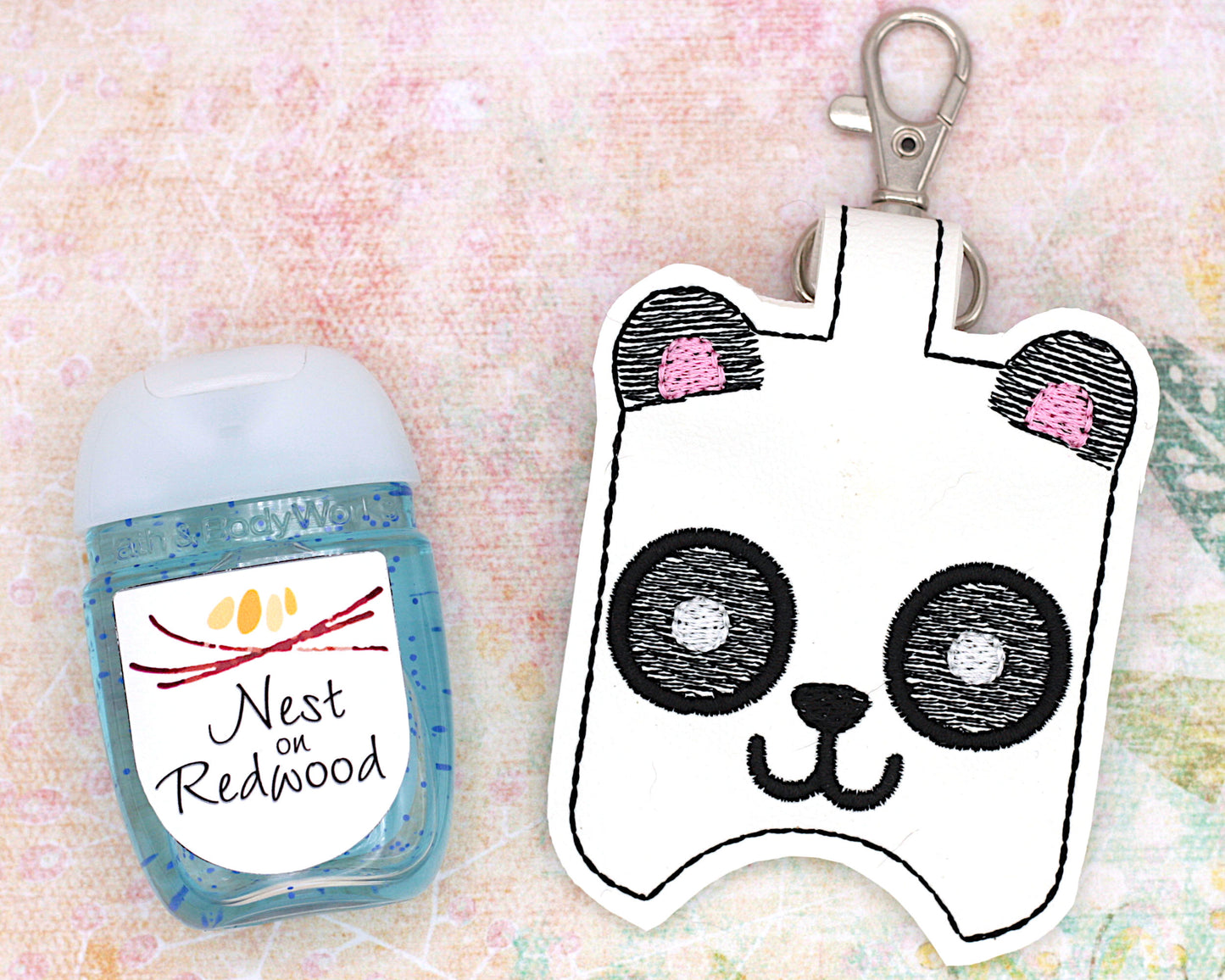 Panda Hand Sanitizer Holder