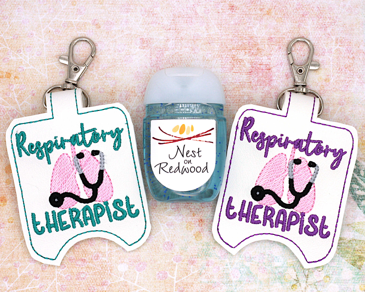 Respiratory Therapist Hand Sanitizer Holder