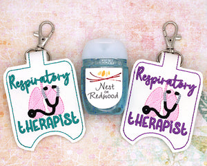 Respiratory Therapist Hand Sanitizer Holder
