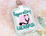 Respiratory Therapist Hand Sanitizer Holder