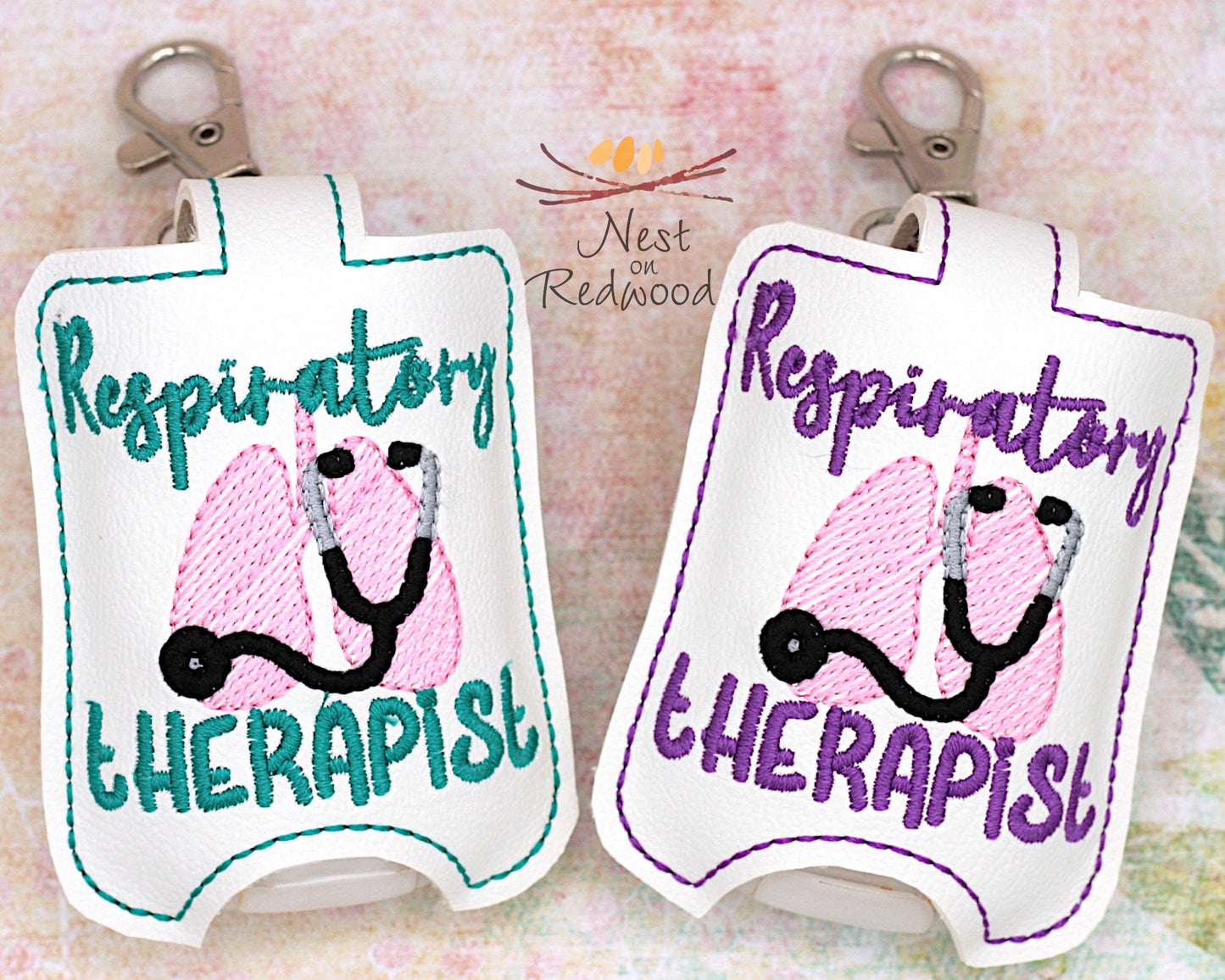Respiratory Therapist Hand Sanitizer Holder