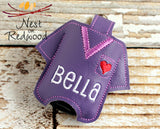 Personalized Scrub top Hand Sanitizer Holder No Stethoscope