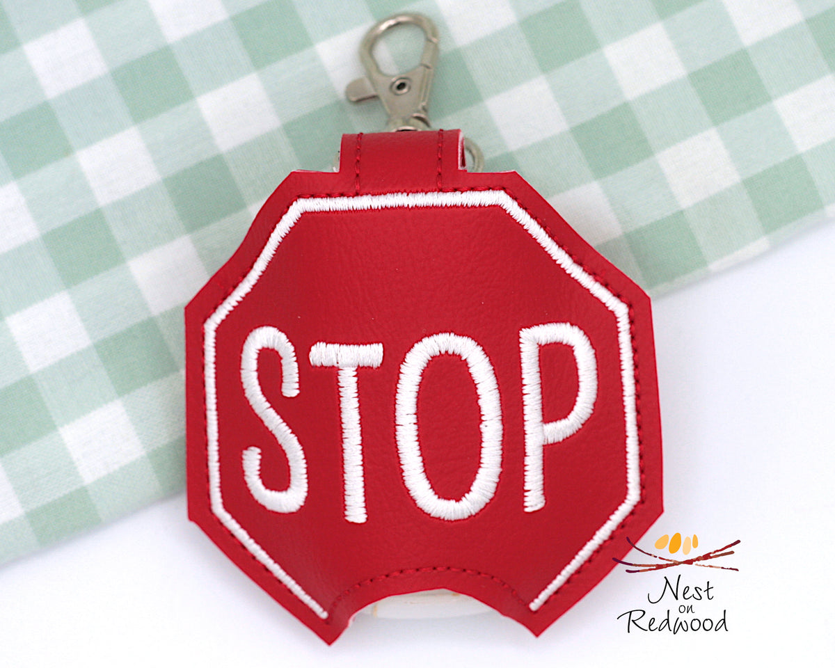 Stop Sign Hand Sanitizer Holder