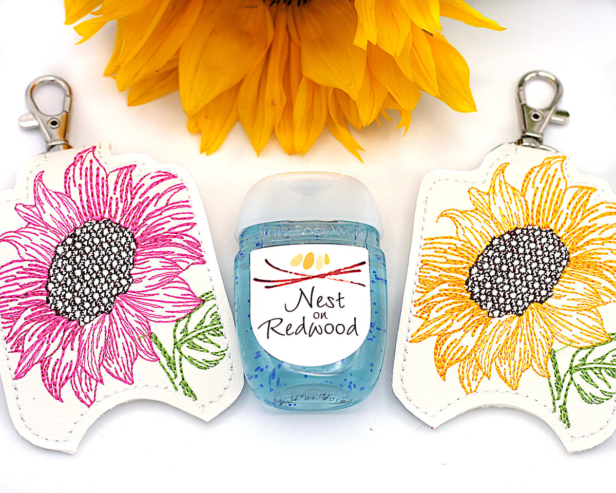 Sunflower Hand Sanitizer Holder