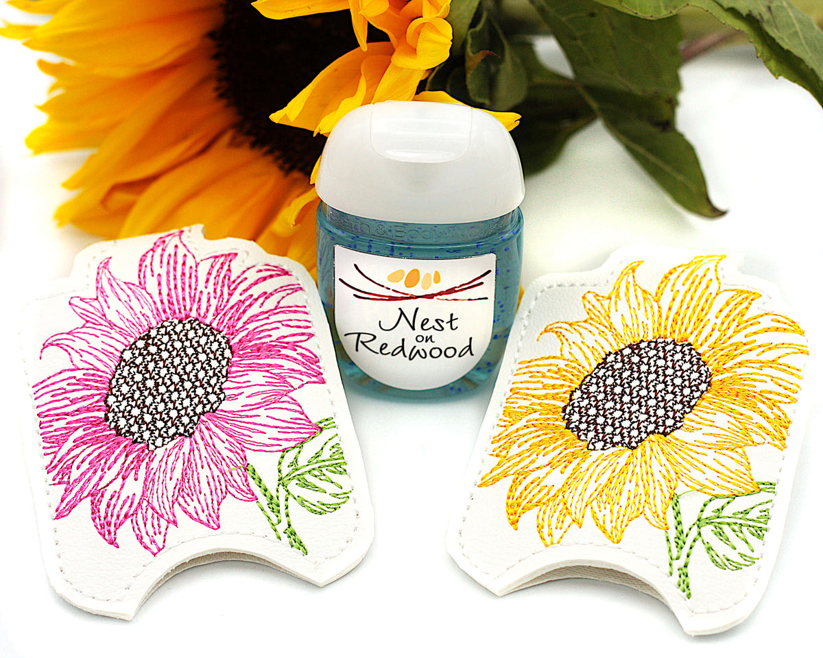 Sunflower Hand Sanitizer Holder