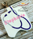 Personalized Stethoscope Hand Sanitizer Holder