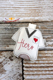 Scrub top hero Hand Sanitizer Holder
