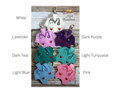 Scrub top Hand Sanitizer Holder with Stethoscope & Hearts