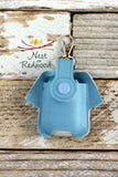 Scrub top Hand Sanitizer Holder with Stethoscope No Hearts