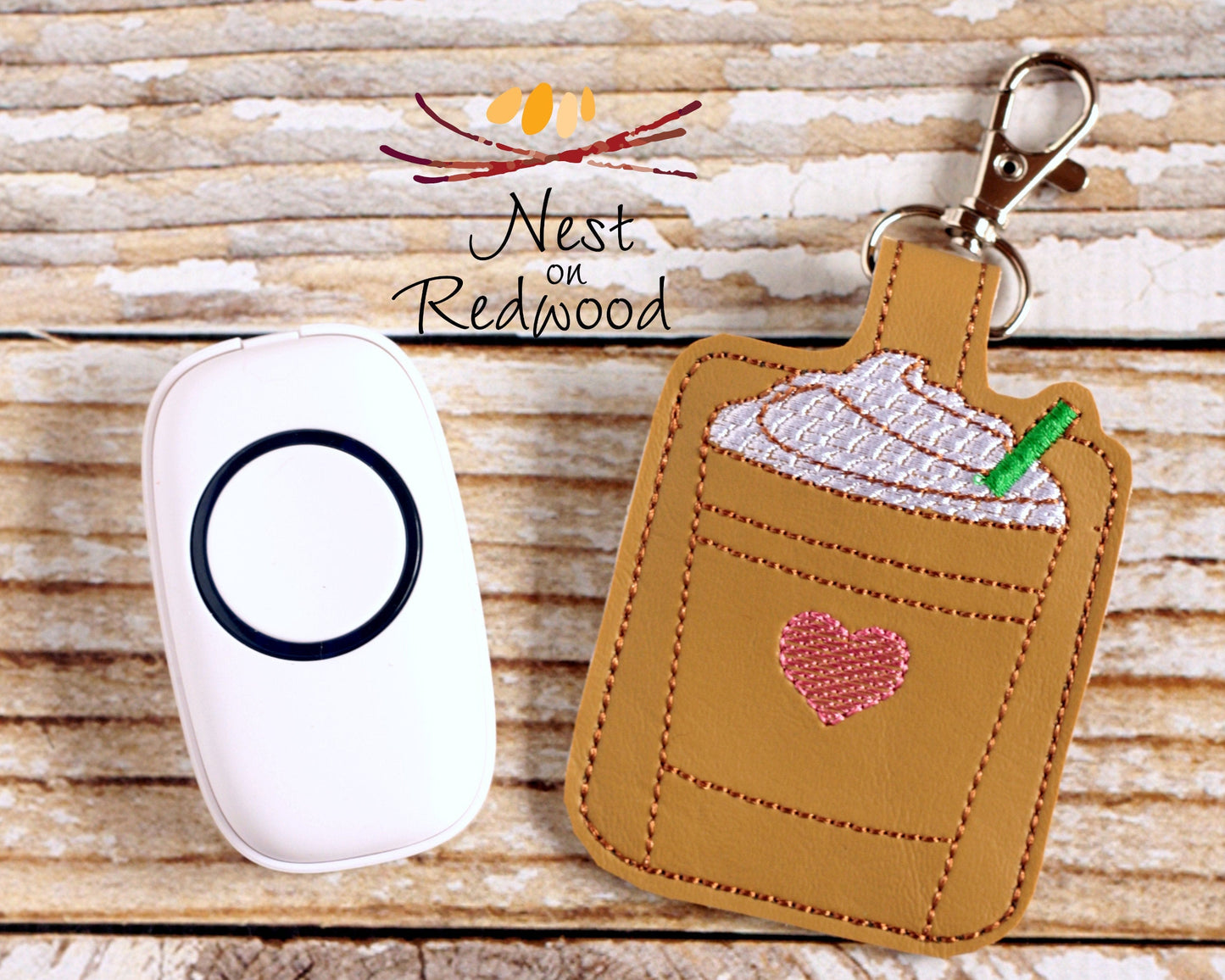 Iced Coffee Classroom Doorbell Holder, Coffee Doorbell Case